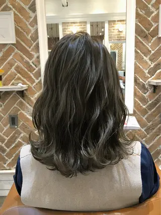 ミディアム カラー イメチェン☆丁寧接客 田中 優貴のヘアスタイル