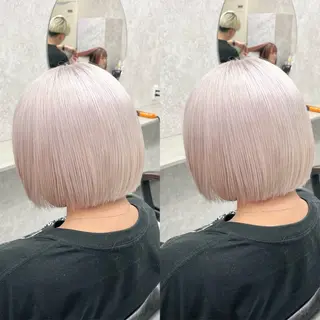 ショート 🦋ハイトーン🦋 石山 希理🦋のヘアスタイル