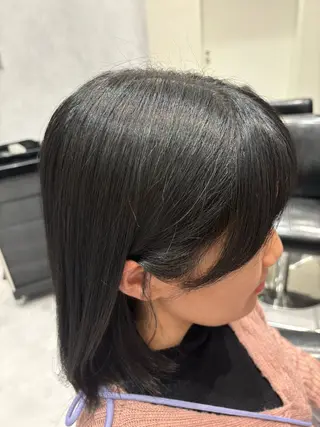 髙田 千華 髪質改善ストレートのヘアスタイル