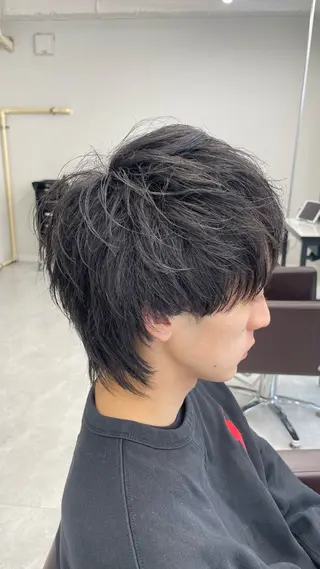ミディアム メンズ メンズ特化AMITY SHINGOのヘアスタイル