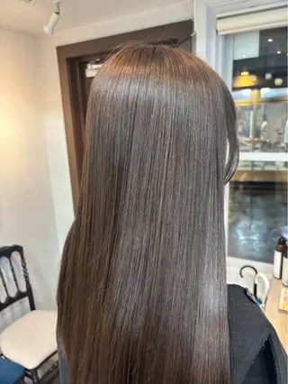 ロング カラー 暖色カラー💞 菊地しおんのヘアスタイル