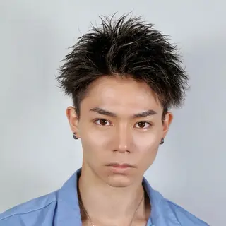パーマ メンズ 河野 凌空のヘアスタイル