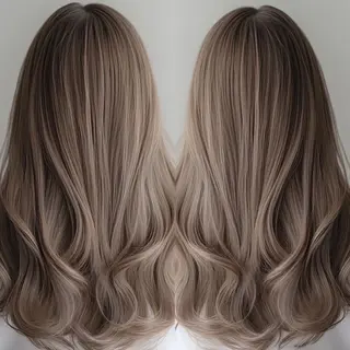 ロング カラー レイヤーカット 甲子園口 RINのヘアスタイル