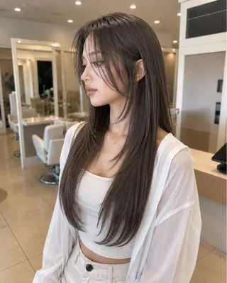 ロング パーマ 金子 直樹のヘアスタイル