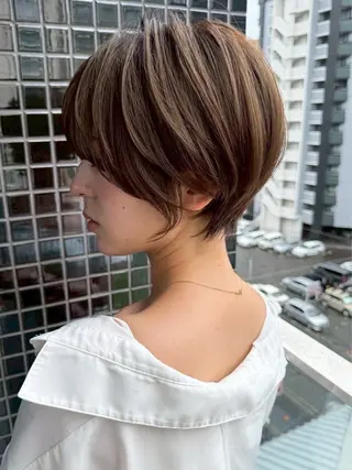 ショート カラー 透明感・艶感カラー / miyuのヘアスタイル