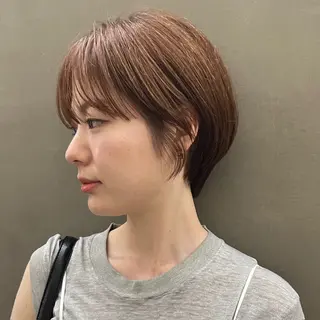 ショート カラー メンズハイトーン/栄 /イトウタケルのヘアスタイル