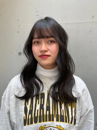 ロング 髪質改善 永田零亜のヘアスタイル