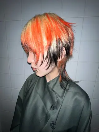 ショート 💥ウルフカット デザインあんな💥のヘアスタイル