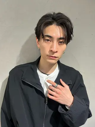 ショート パーマ メンズ Neolive susu  宮澤ことのヘアスタイル