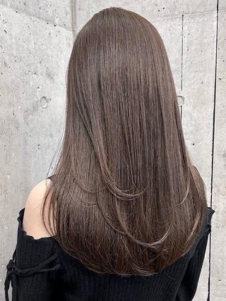 ロング カラー ヘアアレンジ 縮毛矯正・カラー特化 指名No.1shunのヘアスタイル
