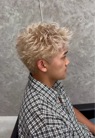 ショート ✂️メンズサロン✂️ SHINE✨浅野士稀のヘアスタイル