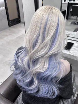 ロング 町田ブリーチ特化 MANATOのヘアスタイル