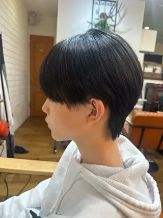 ショート メンズ 福井 咲羅のヘアスタイル