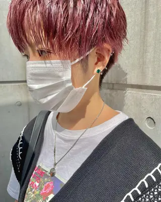 ショート カラー 艶髪/透明感カラー tawadaのヘアスタイル