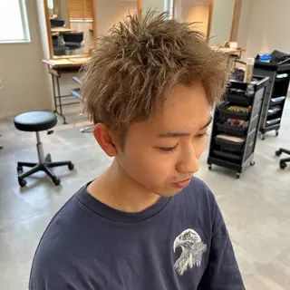 ショート カラー メンズ メンズショート⚡️| 短髪をデザイン|レオのヘアスタイル