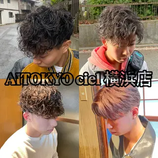 パーマ メンズ メンズ特化 荷宮蓉太のヘアスタイル