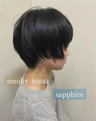 ショート カラー 舟橋 りんかのヘアスタイル