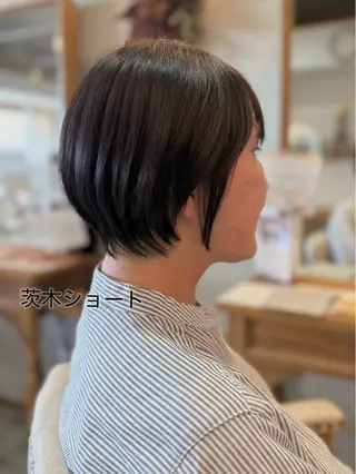 ショート ゆとり 茨木/ショートボブのヘアスタイル