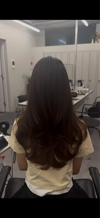 ロング 🎀 レイヤーカット カラー / 錦糸町のヘアスタイル