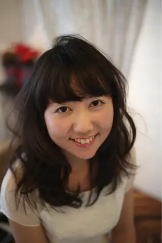 セミロング 工藤 久美のヘアスタイル