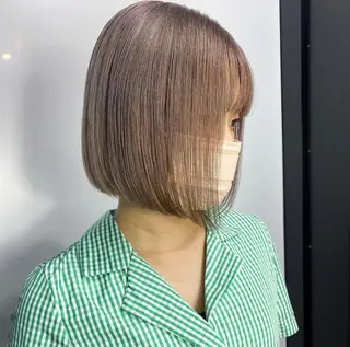 ショート カラー ヘアアレンジ 福岡似合わせレイヤー /ウルフ/ハイトーンのヘアスタイル