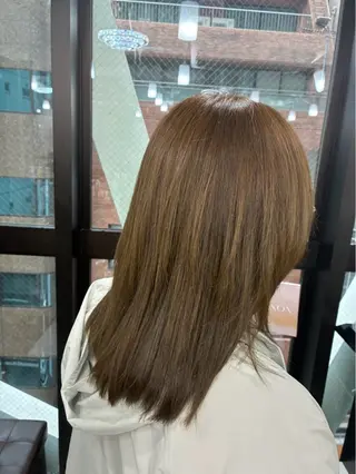 セミロング カラー Endearing 🌟銀座のヘアスタイル