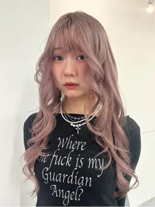 ロング ブリーチ透明感カラー 🍀mizuki🍀のヘアスタイル