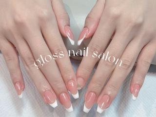 ネイル ゆり🌷 gloss nailのネイルデザイン