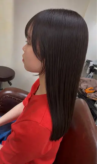 セミロング 顔周り特化〜RIHO /CLUTCH博多のヘアスタイル