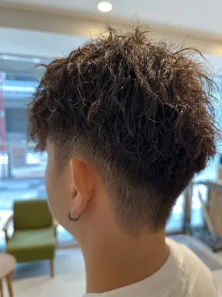パーマ メンズ 市川メンズパーマ/ 透明感カラーKaiのヘアスタイル