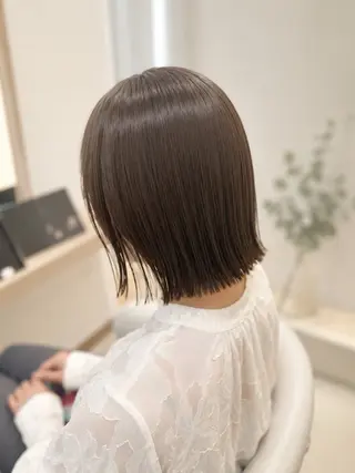 ミディアム 似合わせカラー/艶 髪質改善/ヨシザキのヘアスタイル