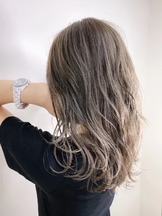 ロング カラー 似合わせ眉🎀🌸 Kana💕のヘアスタイル