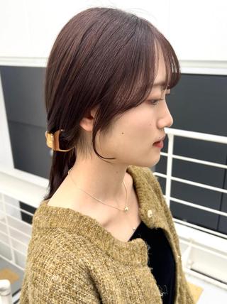 セミロング カラー 初めてでも安心🌟 newi町田✂のヘアスタイル