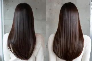 ロング 野川 あかりのヘアスタイル