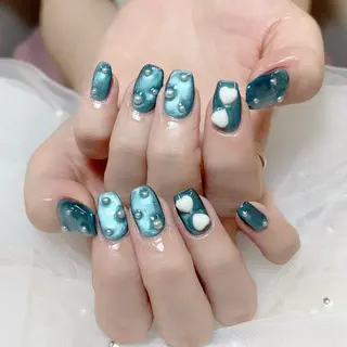 ネイル 🎀kira 長さだし💗モチ最高のネイルデザイン