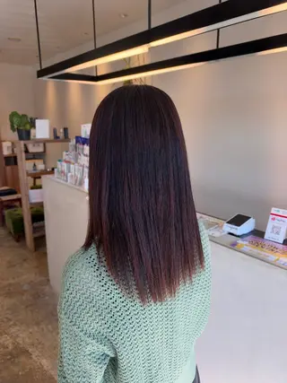 セミロング 坂下 かのんのヘアスタイル