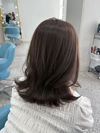 ミディアム 古上 心晴のヘアスタイル