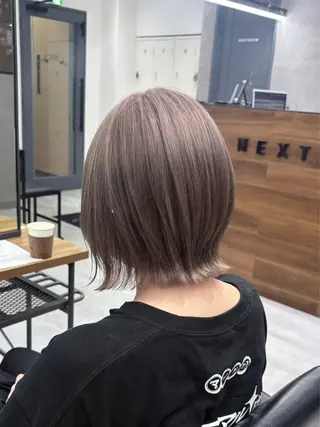ショート カラー ENA💗NEXT /ハイトーンエクステのヘアスタイル