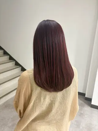 セミロング 🌷【暖色艶カラー】 shiori🌷のヘアスタイル