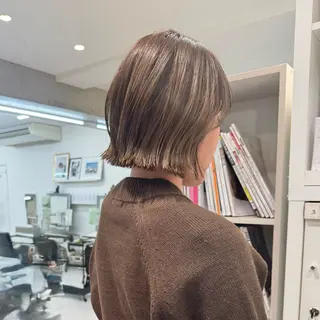 ミディアム 会田有紀 /切りっぱなしボブのヘアスタイル