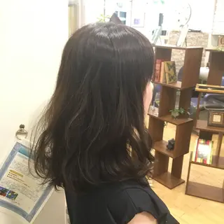 ミディアム カラー 縮毛矯正・髪質改善 支持No1🫧北島のヘアスタイル