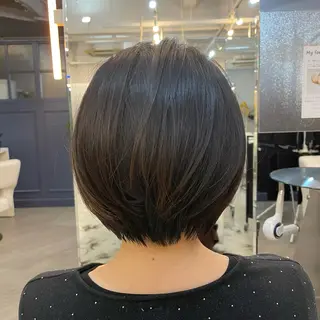 ショート カラー 平原 沙耶のヘアスタイル