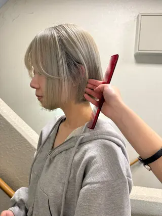 ショート カラーモデル募集中 Rei🐈‍⬛/大宮のヘアスタイル