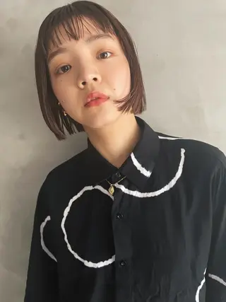 ミディアム カラー 大人girly🛋️ 🤍yukakoのヘアスタイル