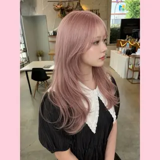 ミディアム カラー ユナイテッド ビューティー西金沢のヘアスタイル