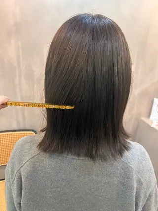 ミディアム miyu 🩰透明感 ベージュ/レイヤーのヘアスタイル