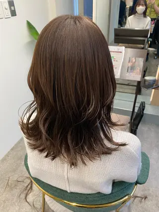 ミディアム カラー ヘアアレンジ ボブ /ニュアンス/ satomi🧸💖のヘアスタイル