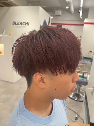メンズ ブリーチ守口 rikiyanのヘアスタイル