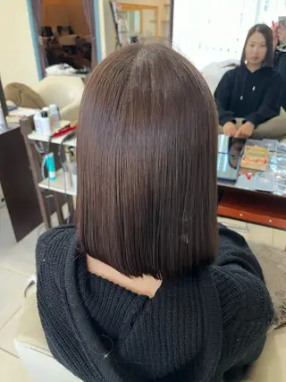 ミディアム カラー 💎ハイトーン× 透明感カラー Rioのヘアスタイル