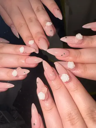 ネイル 33nail✴️栄 スミレ❇️Gel-xのネイルデザイン